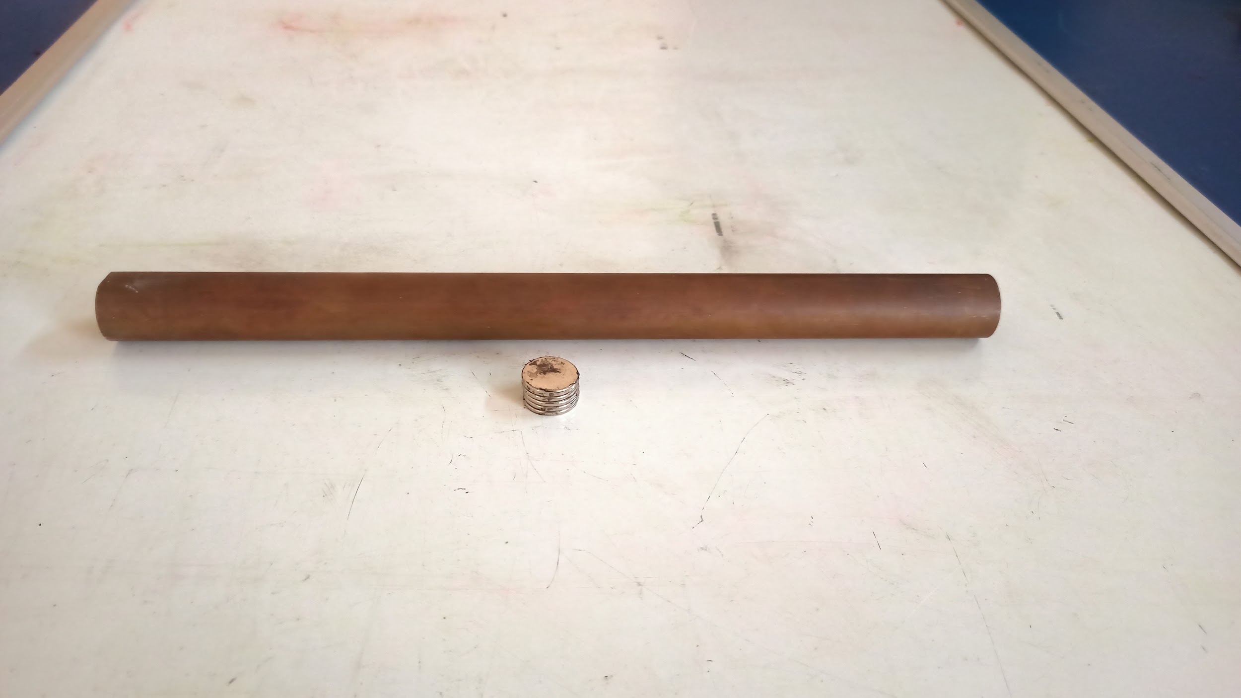 Lenz's law copper pipe