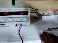 Dependence of resistance of  a thermistor on temperature