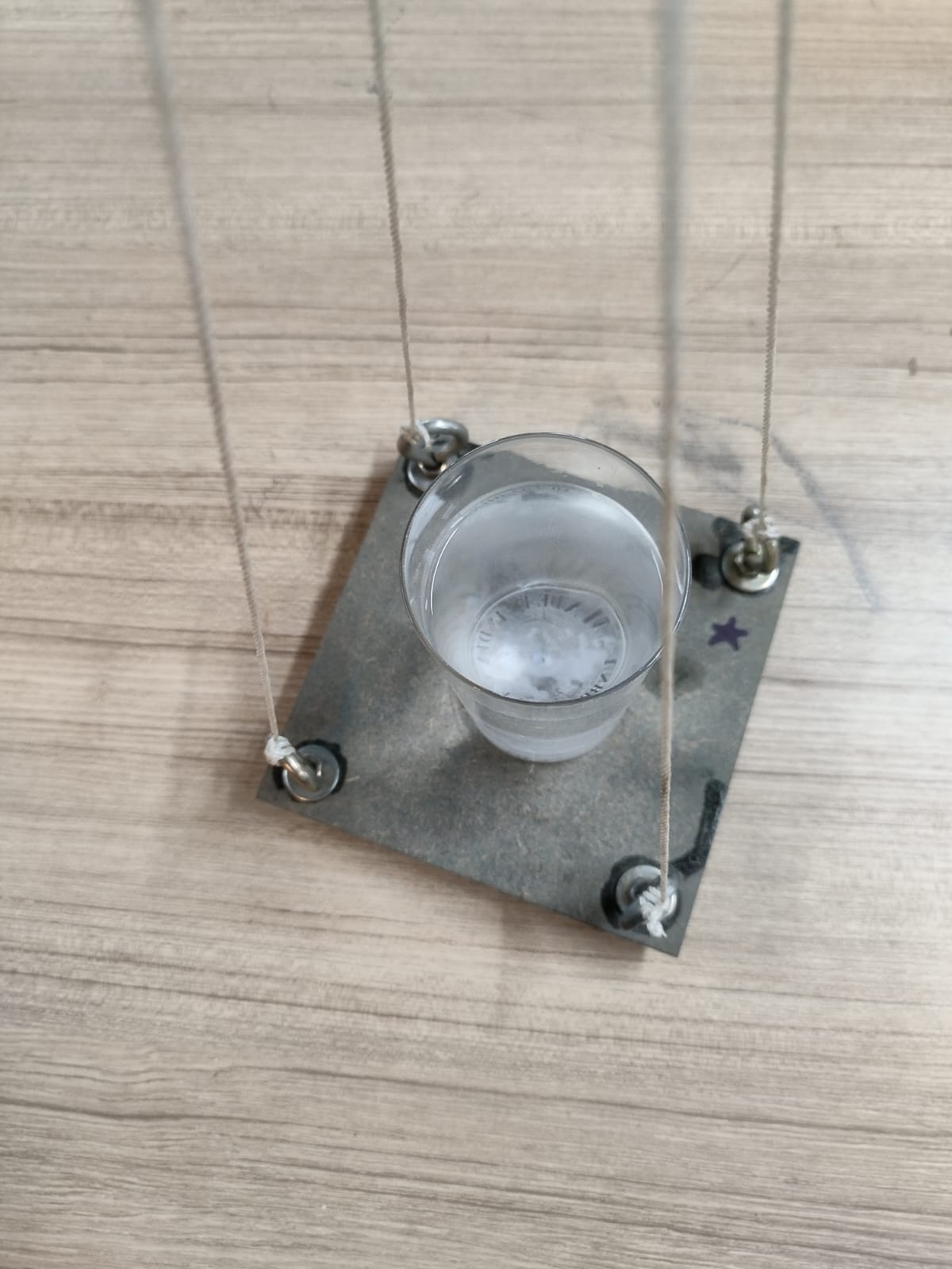 Centripetal force: Swinging Tray